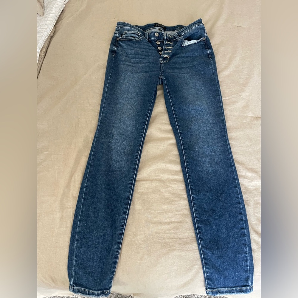 Judy Blue Skinny Fit Button Fly Jeans Size 7